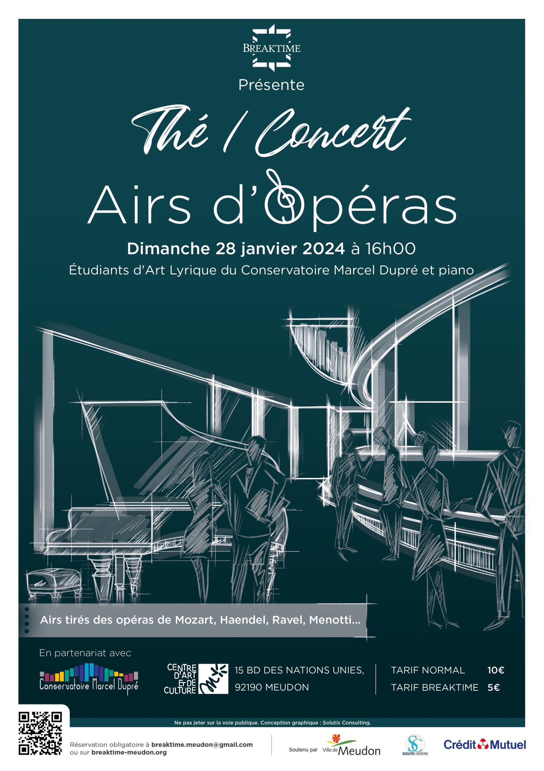 Affiche Thé Concert